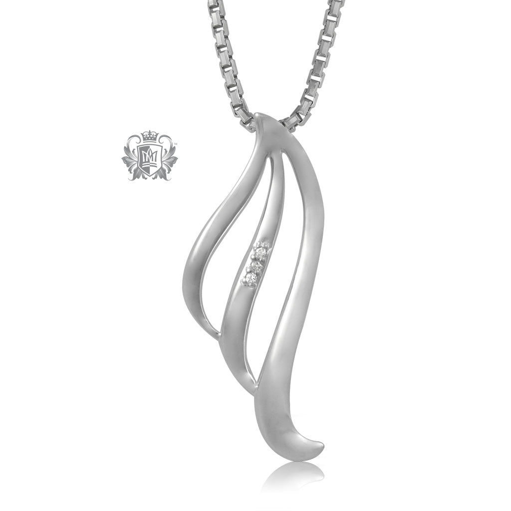 Take Wing Diamond Slider Pendant