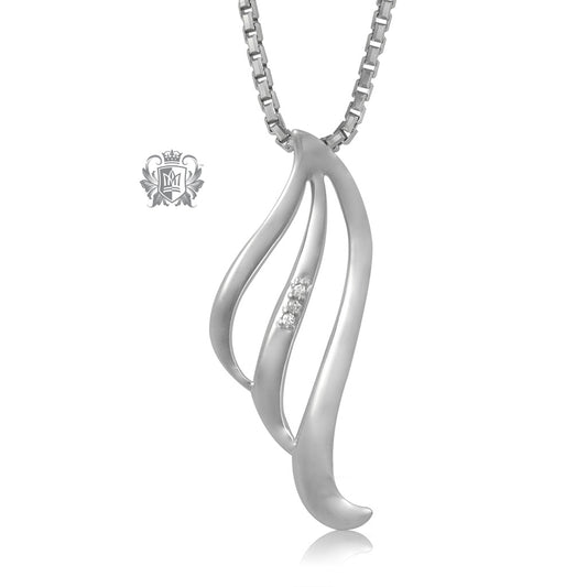 Take Wing Diamond Slider Pendant