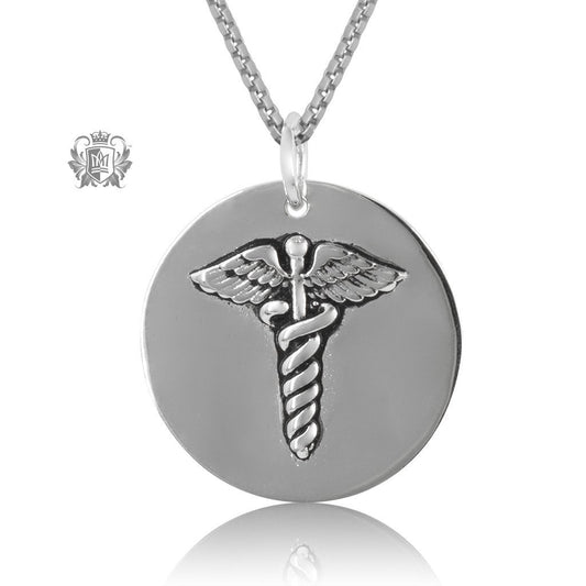 Metalsmiths Sterling Silver Emergency Medical Identification Pendant