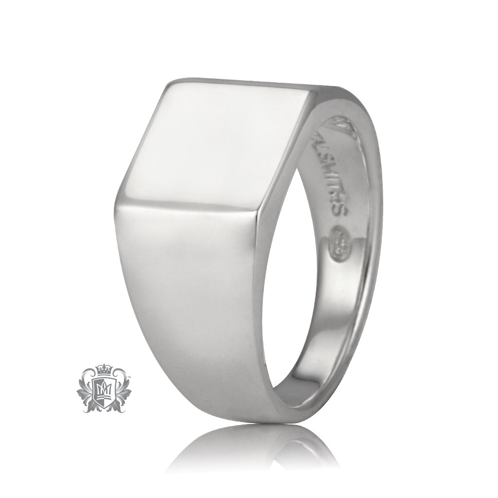 Medium Square Top Signet Ring