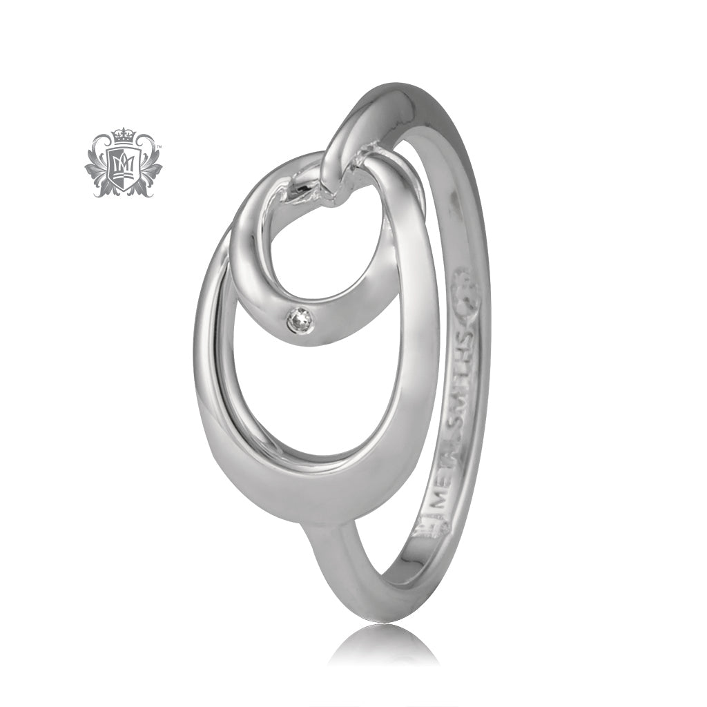 Loop Rings In Silver Double Loop Ring – Metalsmiths Sterling