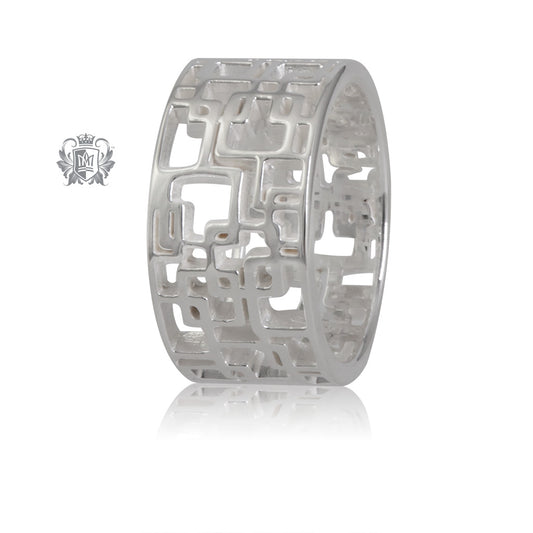 Retro Pattern Ring