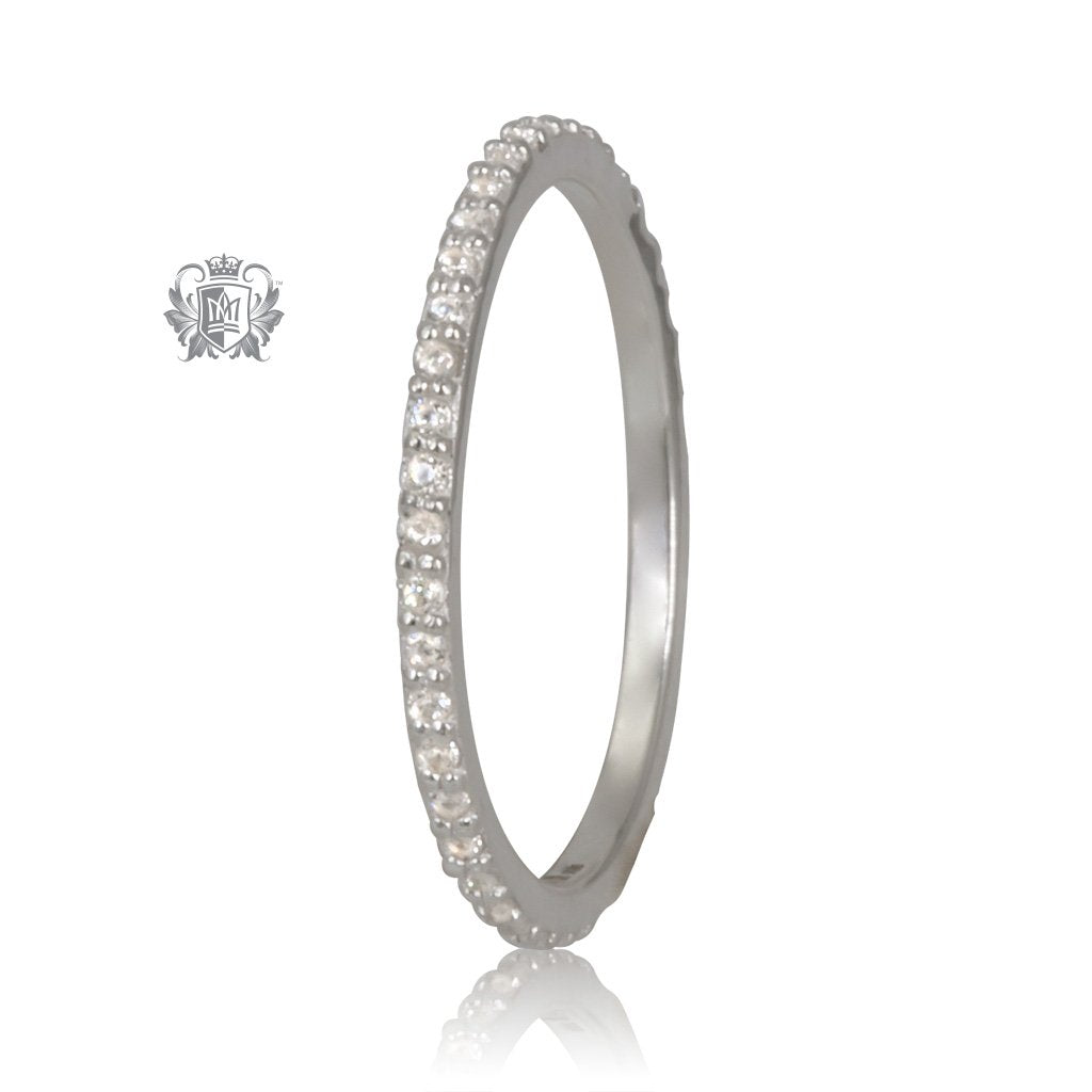 Sterling Silver Eternal Stacking Cubic Ring Metalsmiths Sterling