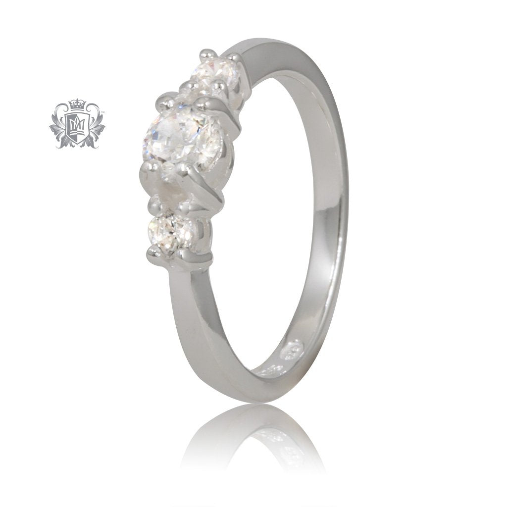 Trinity Cubic Ring Metalsmiths Sterling Silver