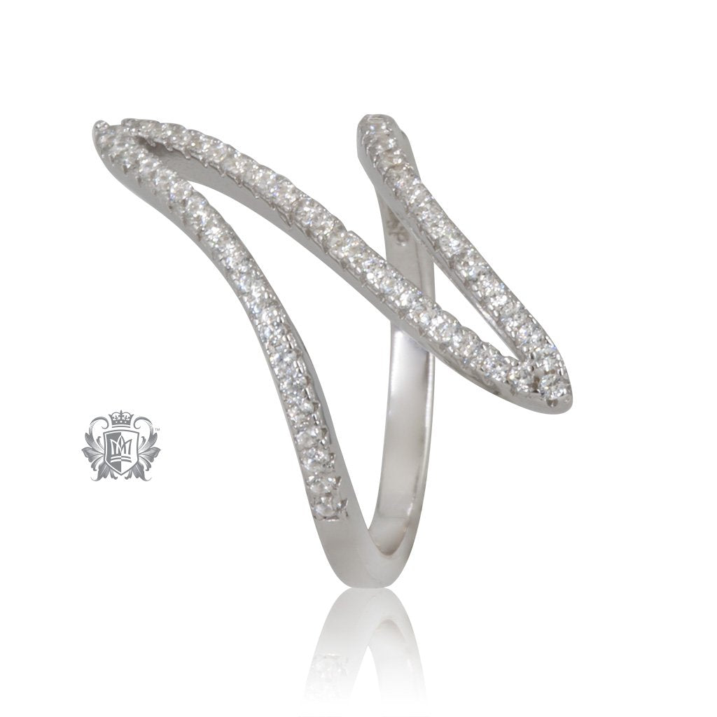 Fierce Sparkle Band Metalsmiths Sterling Silver