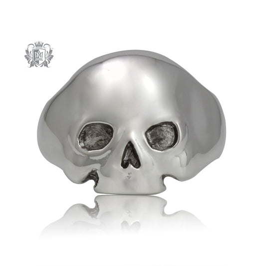 Modern Skull Signet Ring