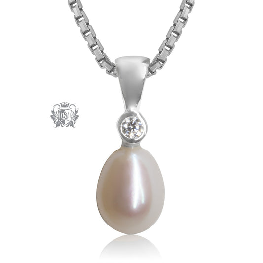 White Freshwater Pearl Pendant