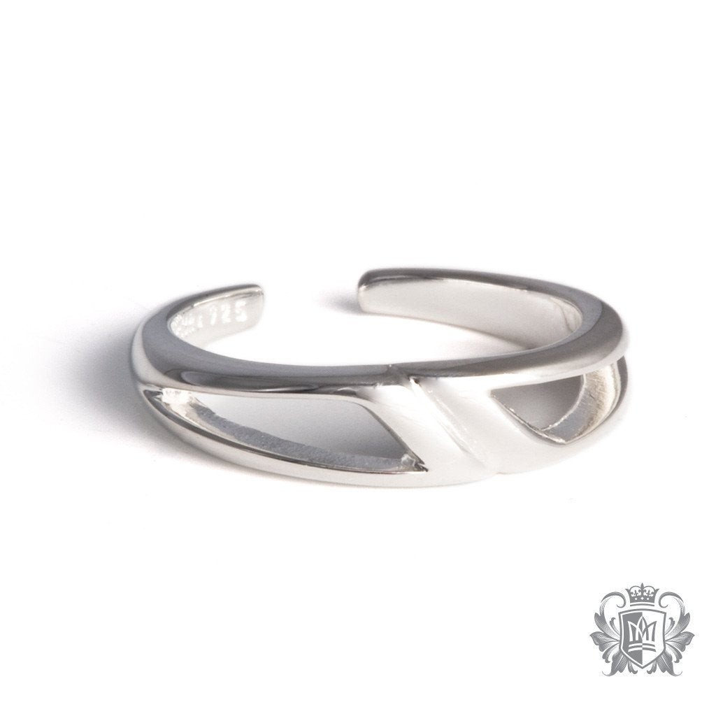 Metalsmiths Sterling Silver Sleek Wave Toe Ring
