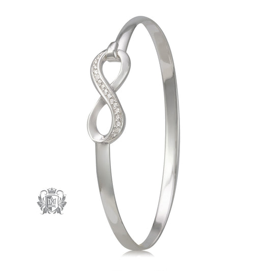 Cubic Eternity Hook Bangle