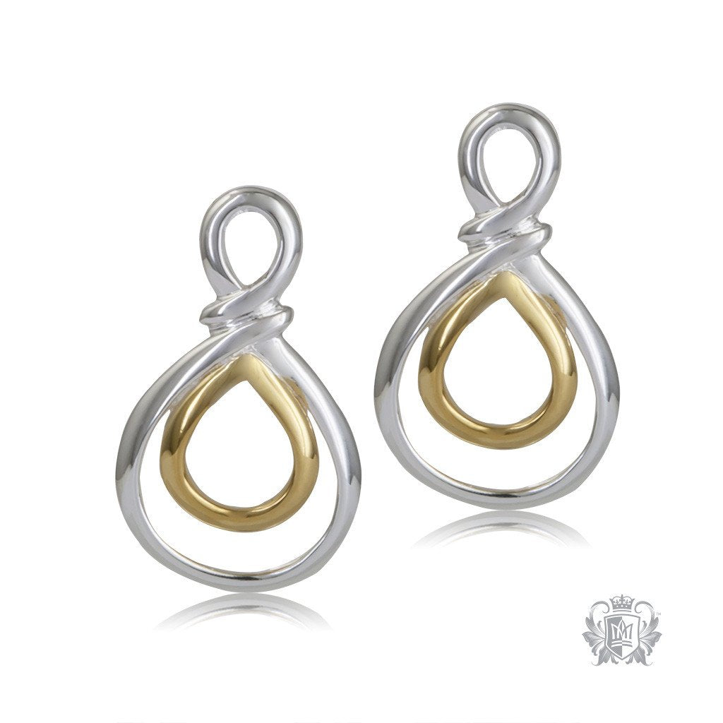 Metalsmiths Sterling Silver Golden Loop Earrings