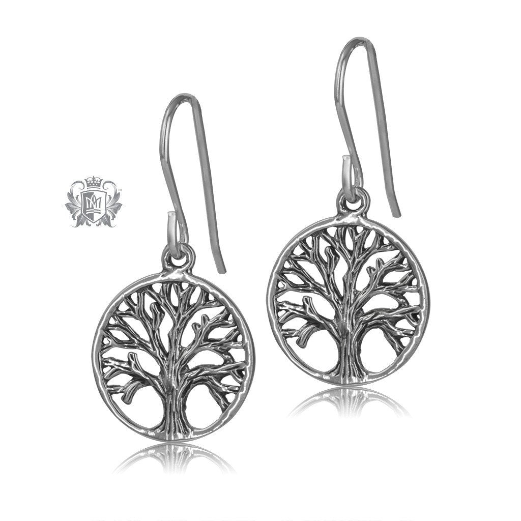 Metalsmiths Sterling Silver Tree of Life Hanger Earrings
