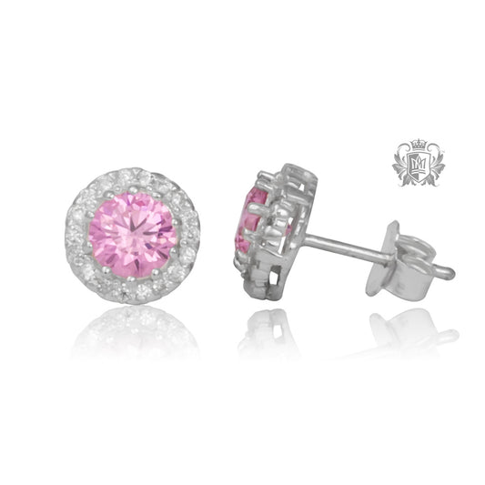 Pink Pop Stud Earrings