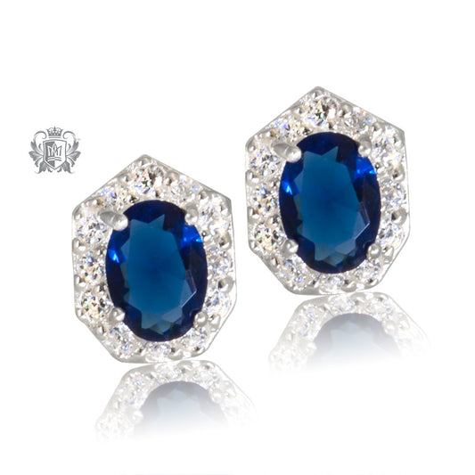 Cerulean Dreams Stud Earrings