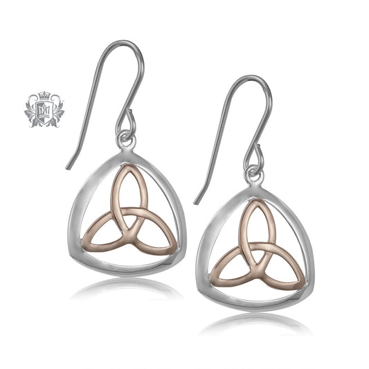 Celtic Knot Hanger Earrings