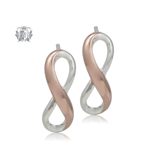 Eternal Earrings with Rose Gold