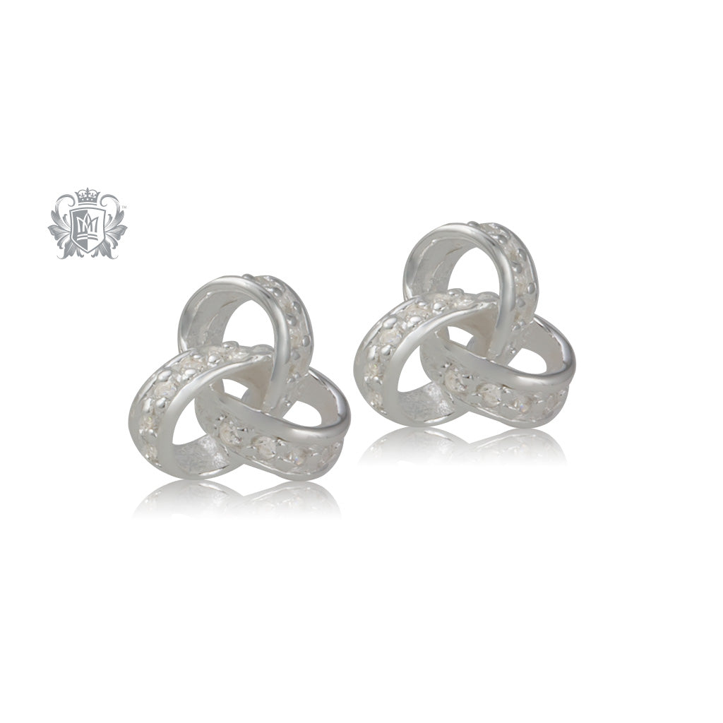 Endless Knot Cubic Studs