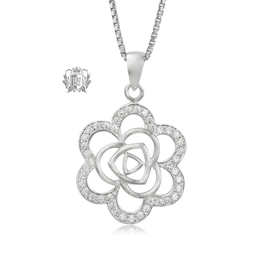 Rose Cubic Pendant