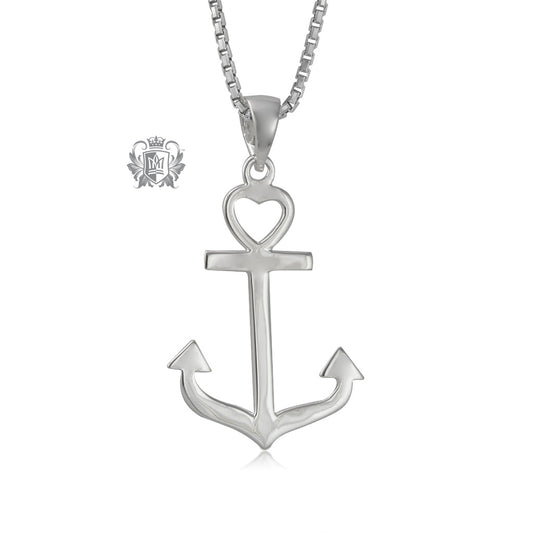 Heart Anchor Pendant