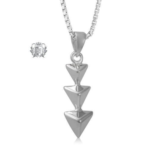 Triple Pyramid Pendant