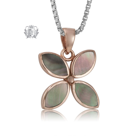 Mother of Pearl Flower Pendant