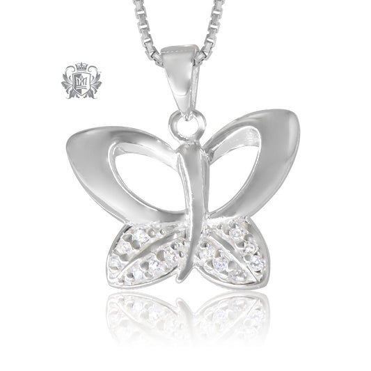 Cluster Butterfly Pendant