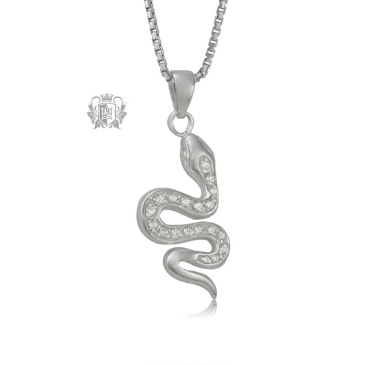 Sparkling Snake Pendant