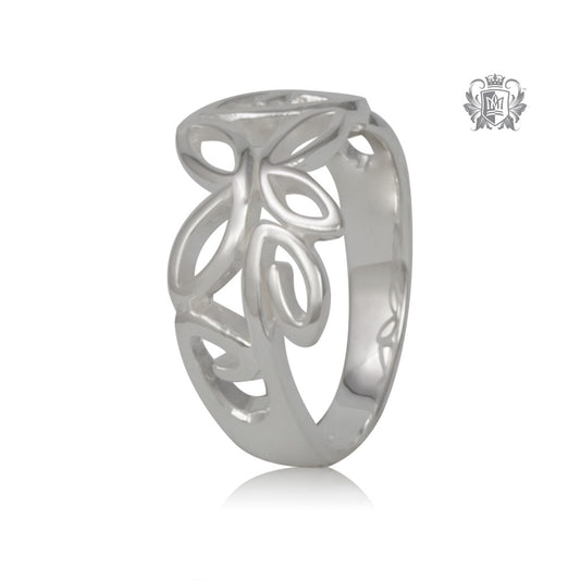 Abstract Butterfly Ring