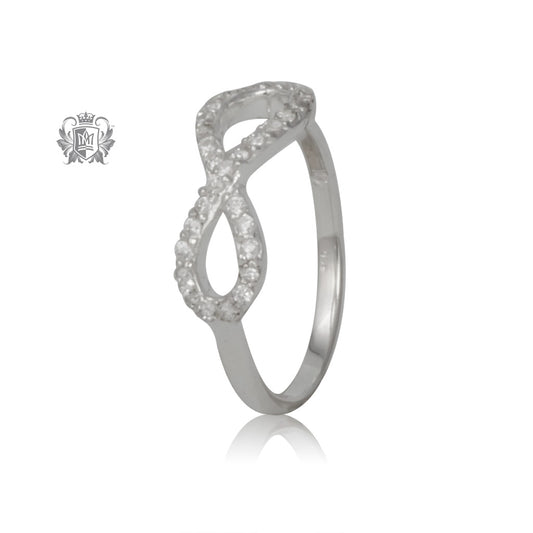 Pavé Infinity Ring