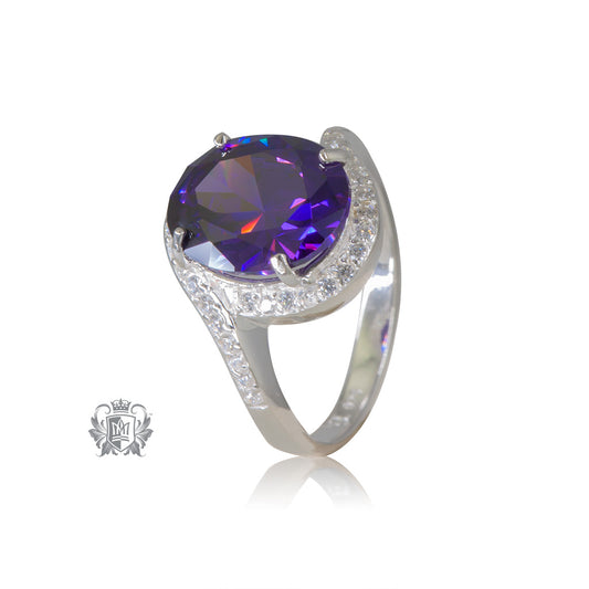 Winsome Wave Cocktail Ring