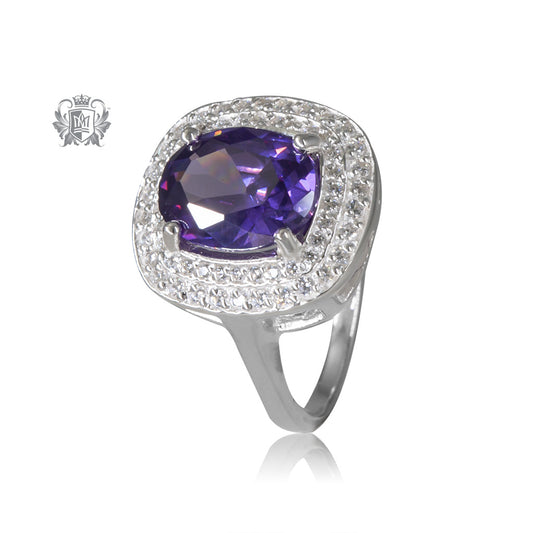 Elegant Sparkle Cocktail Ring