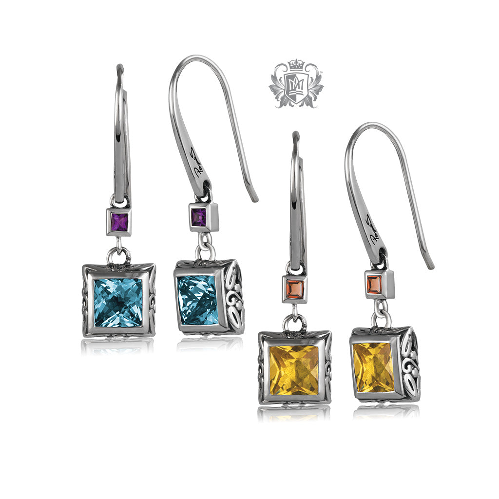 Square Panos Konidas Earrings