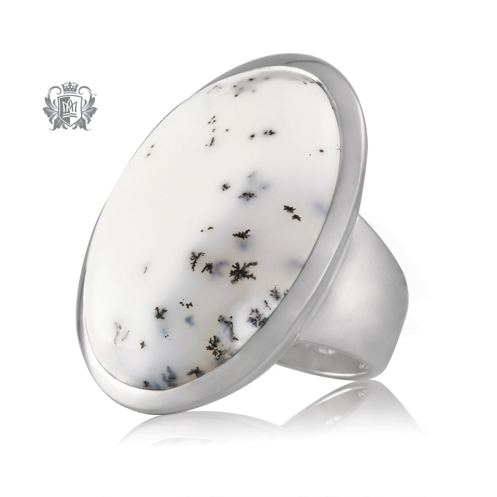 Dendrite Agate Ring