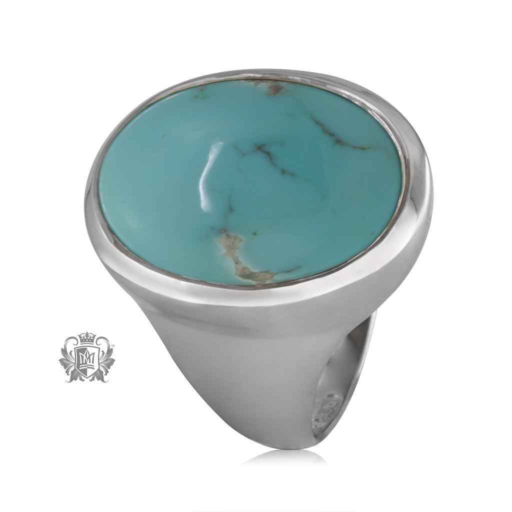Small Oval RIng - Turquoise
