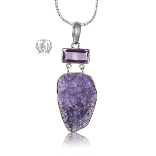 Large Amethyst Crystal Pendant