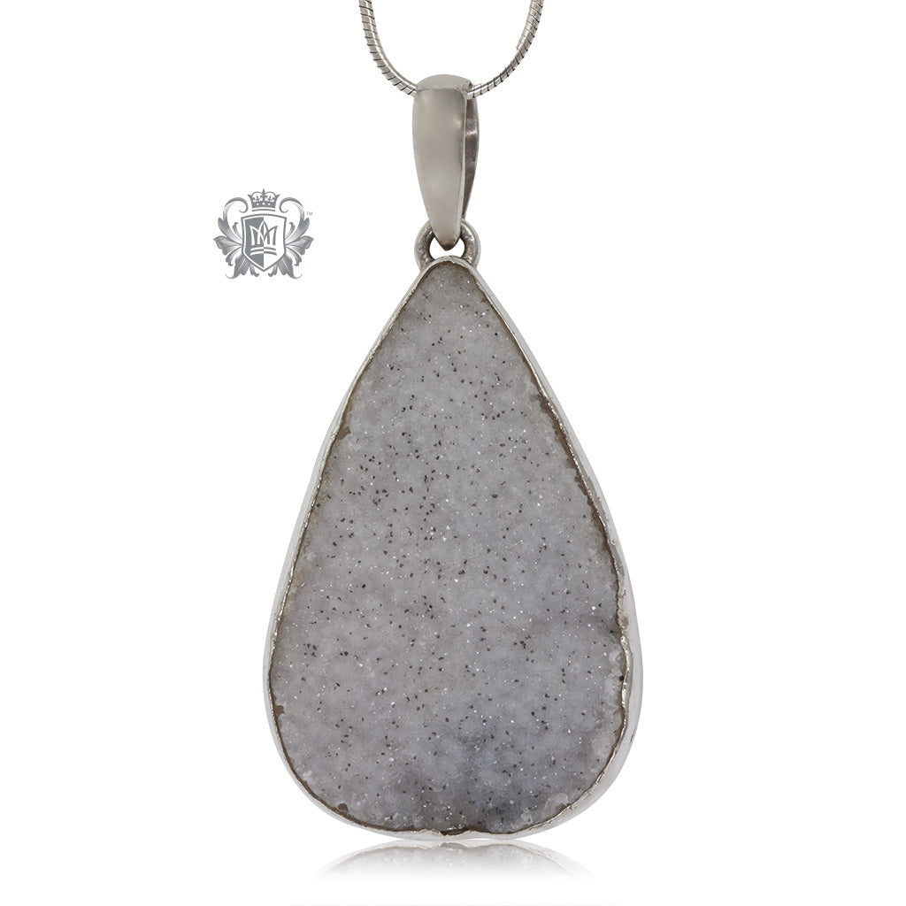 Rainstorm Druzy Pendant