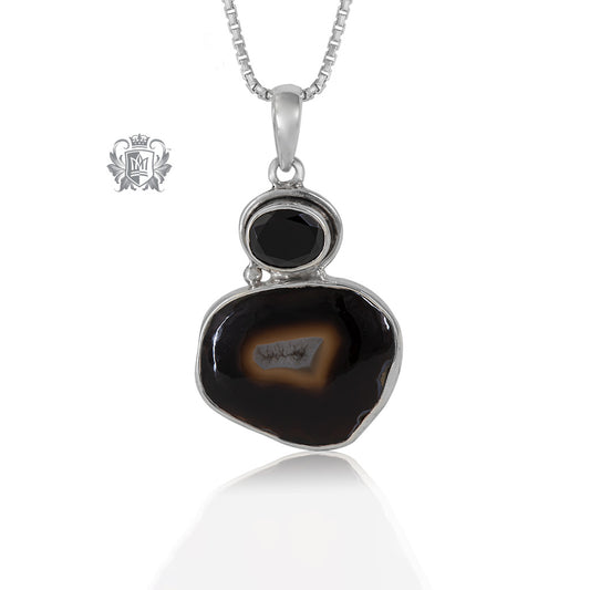 Black Agate Pendant