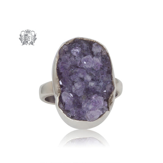 Rough Amethyst Ring