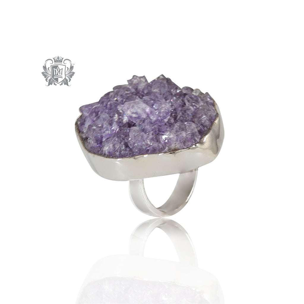 Rough Amethyst Ring