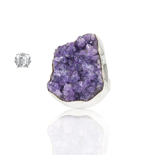 Rough Amethyst Ring