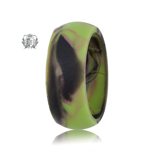 Green Camo Silicone Active Band