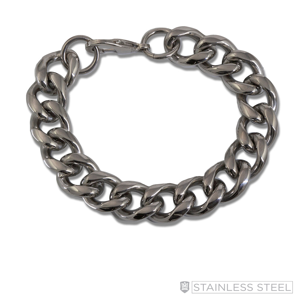 Curb Stainless Steel Bracelet