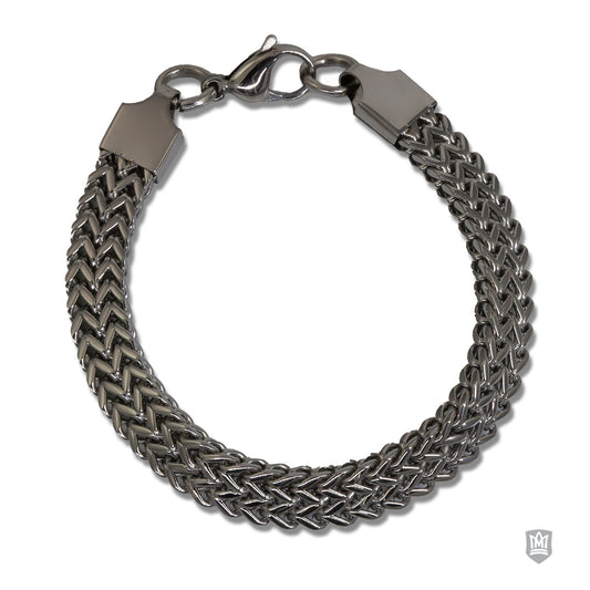 Double Foxtail Stainless Steel Bracelet