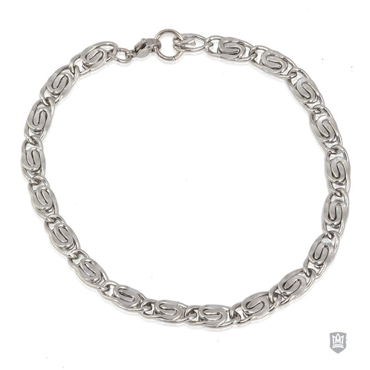Serpentine Stainless Steel Bracelet