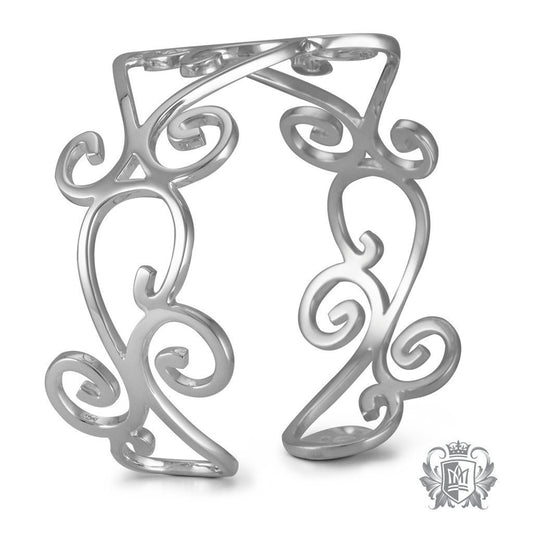 Scrolled Bangle - Metalsmiths Sterling‚Ñ¢ Canada