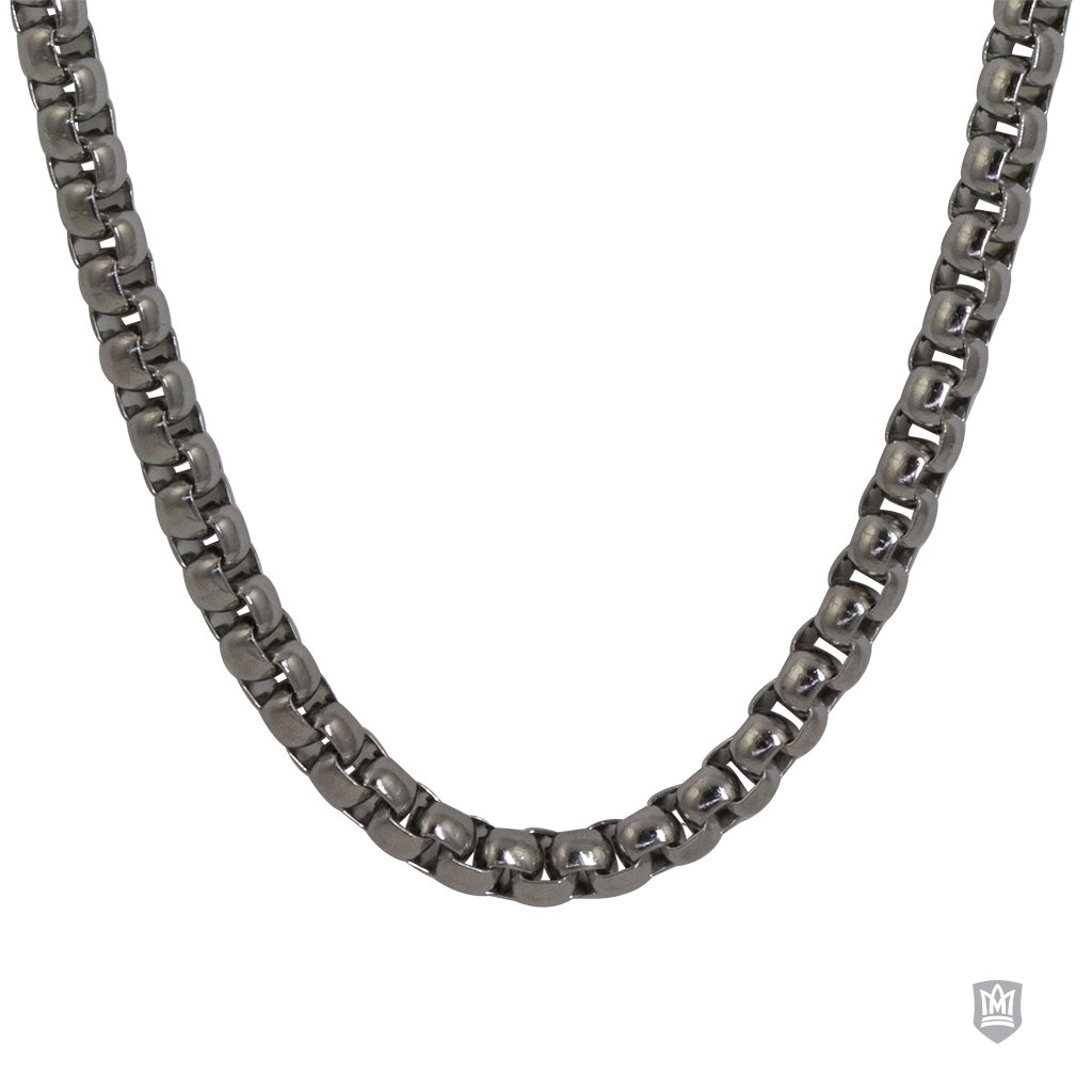 Rounded Box Stainless Steel Chain