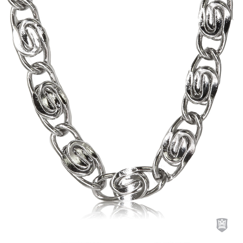 Modern Serpentine Stainless Steel Chain