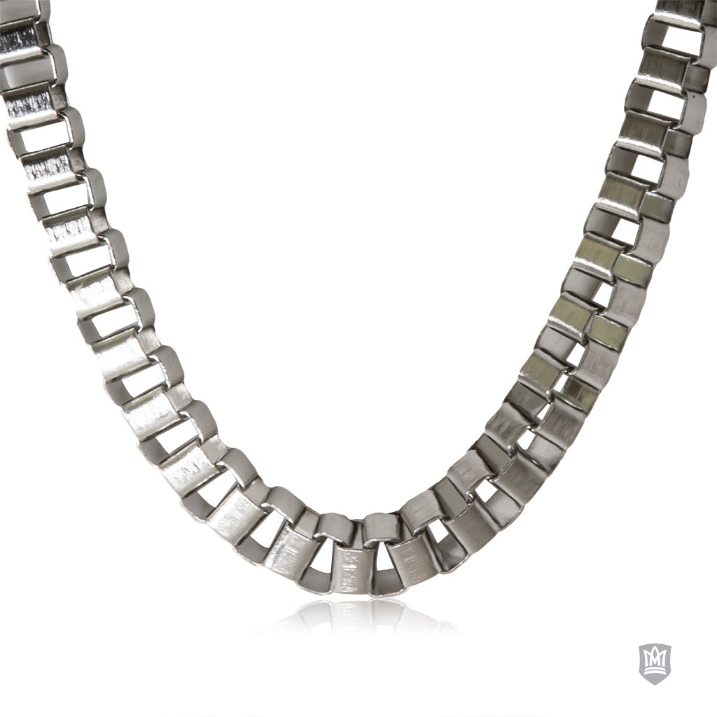 Square Designer Box Stainless Steel Chain