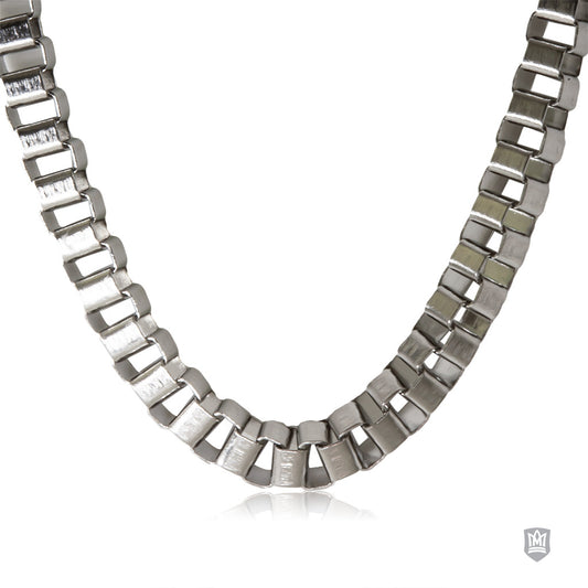 Square Designer Box Stainless Steel Chain