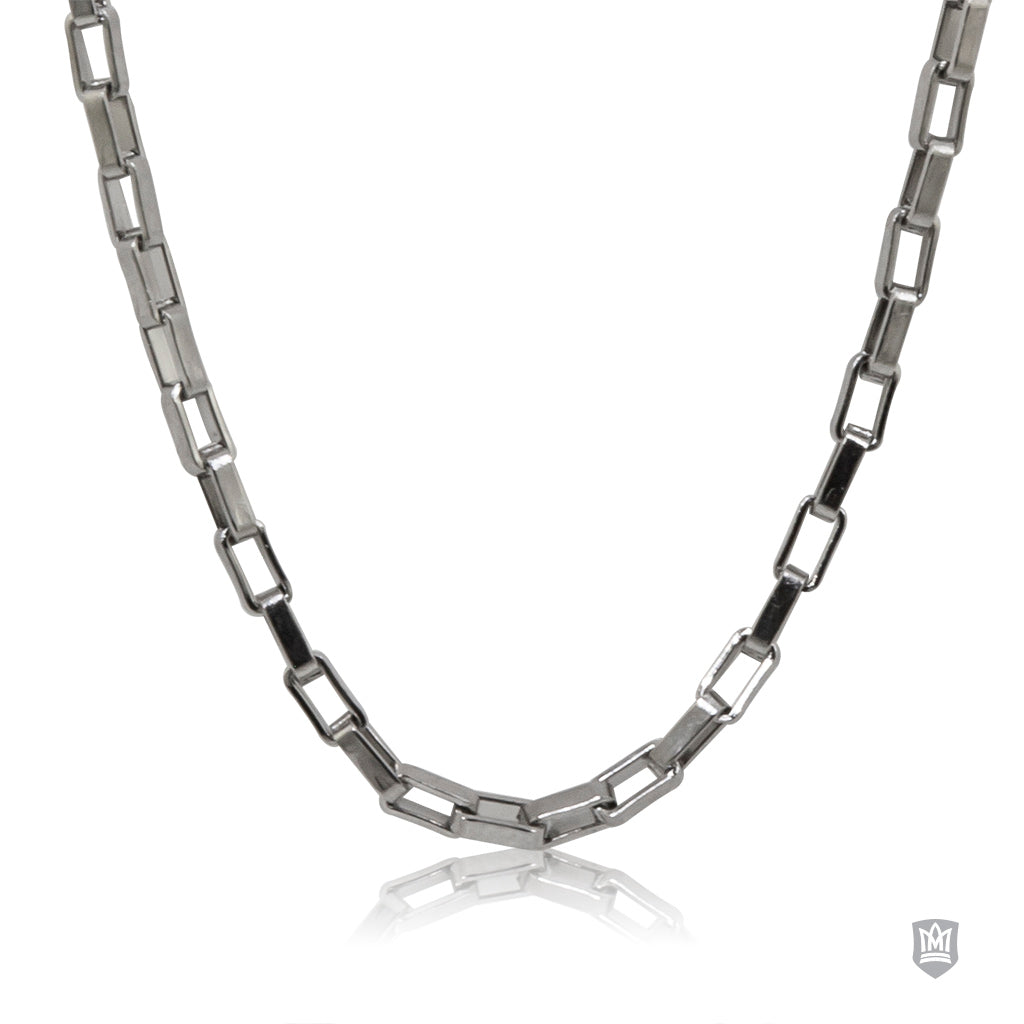 Rectangular Box Link Stainless Steel Chain