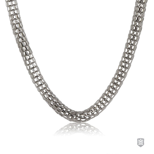 Calzetta Modern Mesh Stainless Steel Chain